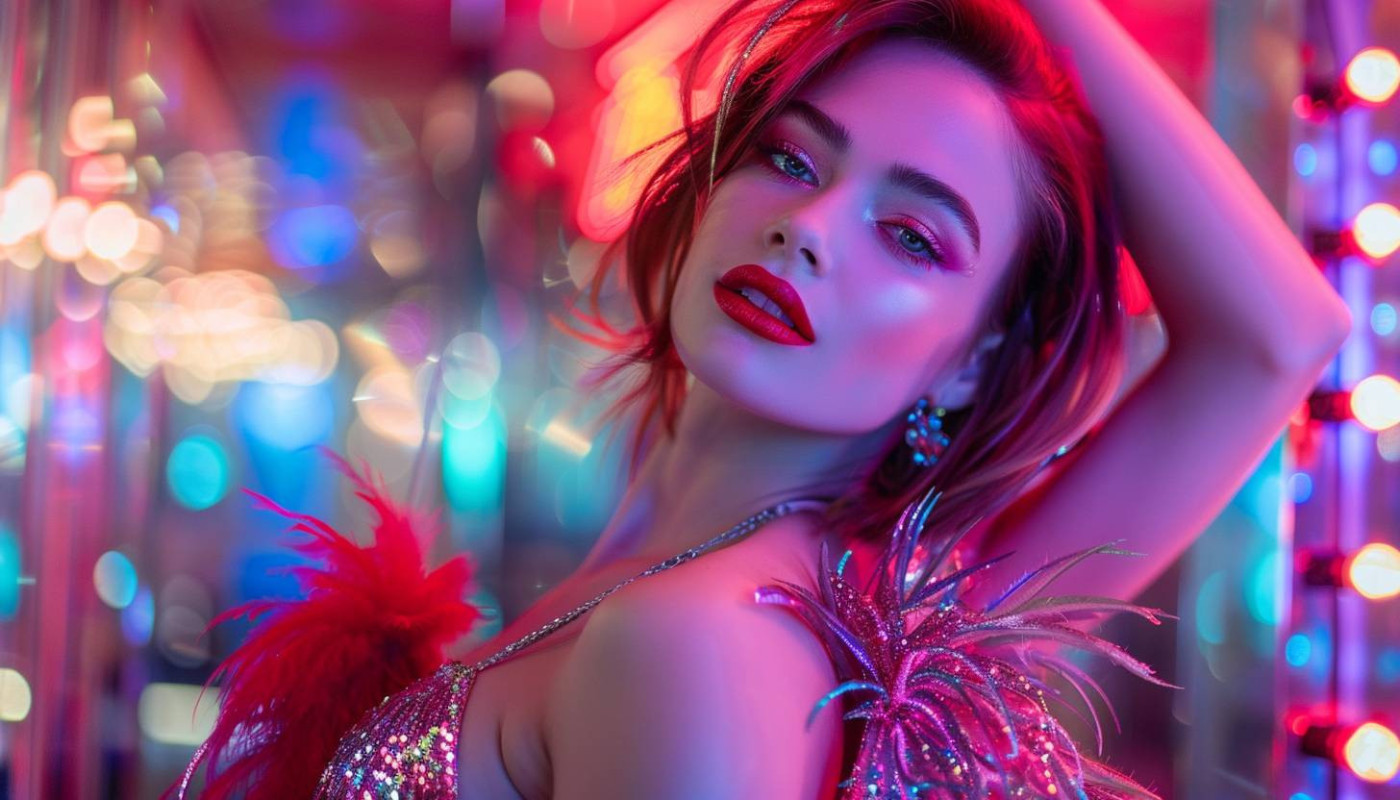 Exploration de l'art du strip-tease et du cabaret dans un club moderne